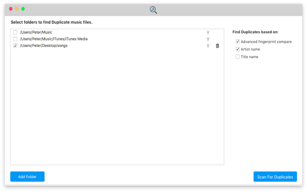 Duplicate Music Cleaner
